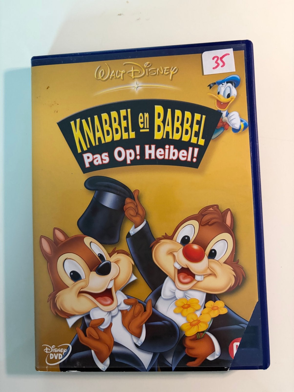 Dvd knabbel en babbel walt disney, Tekenfilm, Ophalen of Verzenden, Zo goed als nieuw, Alle leeftijden