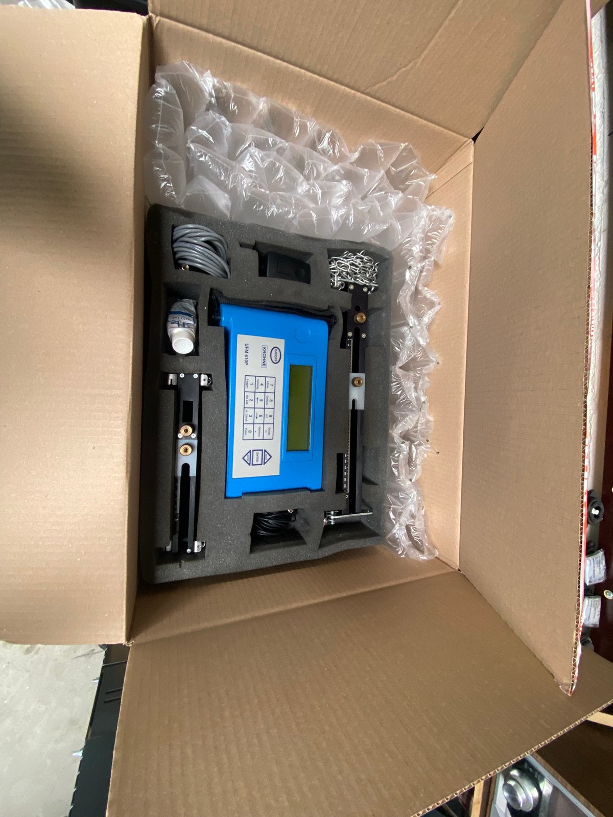 KROHNE UFM 610 ultrasonic flow meter, Ophalen, Gebruikt