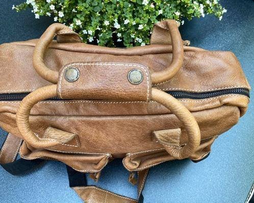 Camelkleur Cowboybag, Ophalen of Verzenden, Zo goed als nieuw, Beige