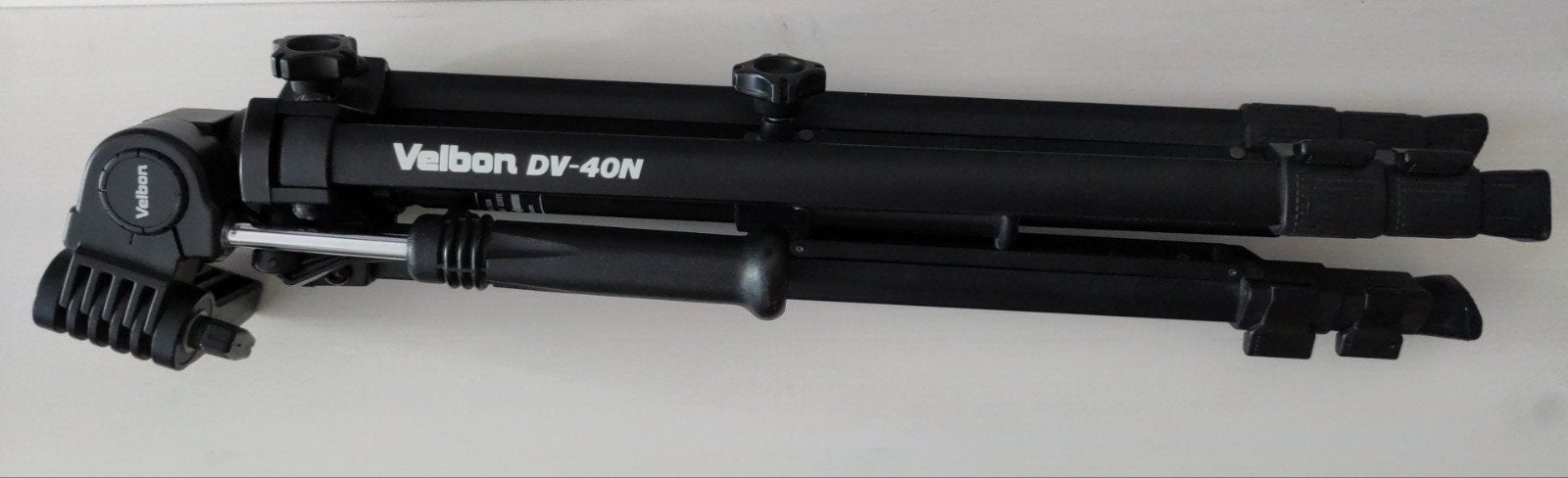 Tripod Velbon DV-40N statief driepoot zwart, Ophalen, Zo goed als nieuw, Statief