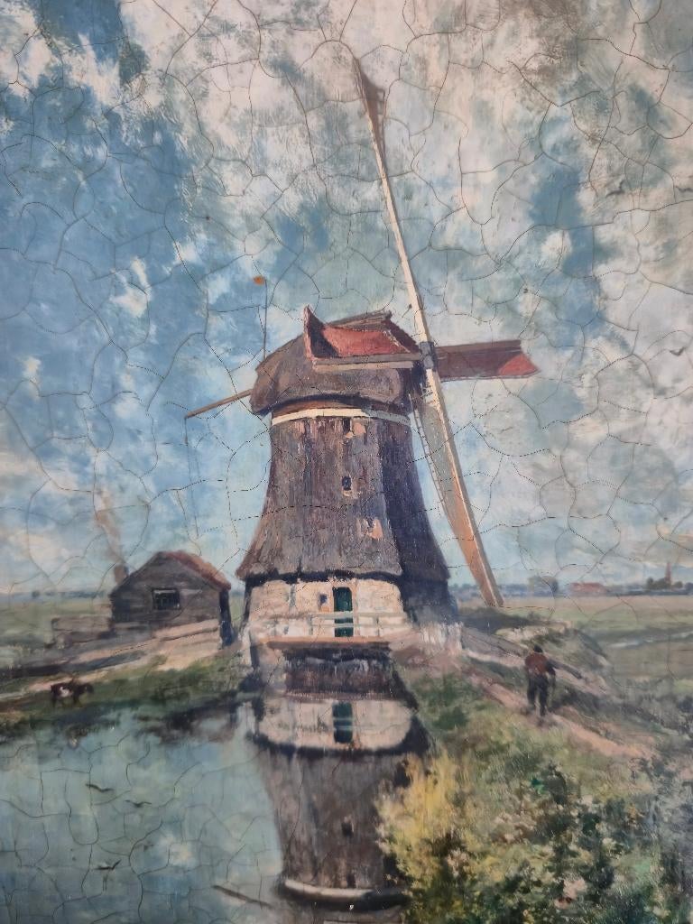 Schilderij, Antiek en Kunst, Kunst | Schilderijen | Klassiek, Verzenden