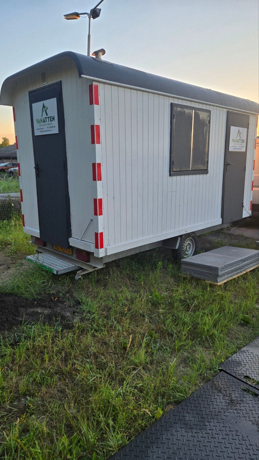 Mobiele Keet / Schaftwagen - Ideaal voor Bouwplaats, Ophalen, Gebruikt