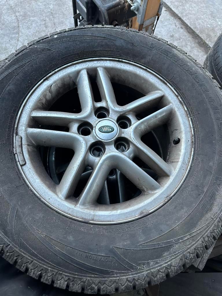 18” Landrover wielen met band, Zakelijke goederen, Agrarisch | Onderdelen | Banden, Velgen en Assen, Ophalen