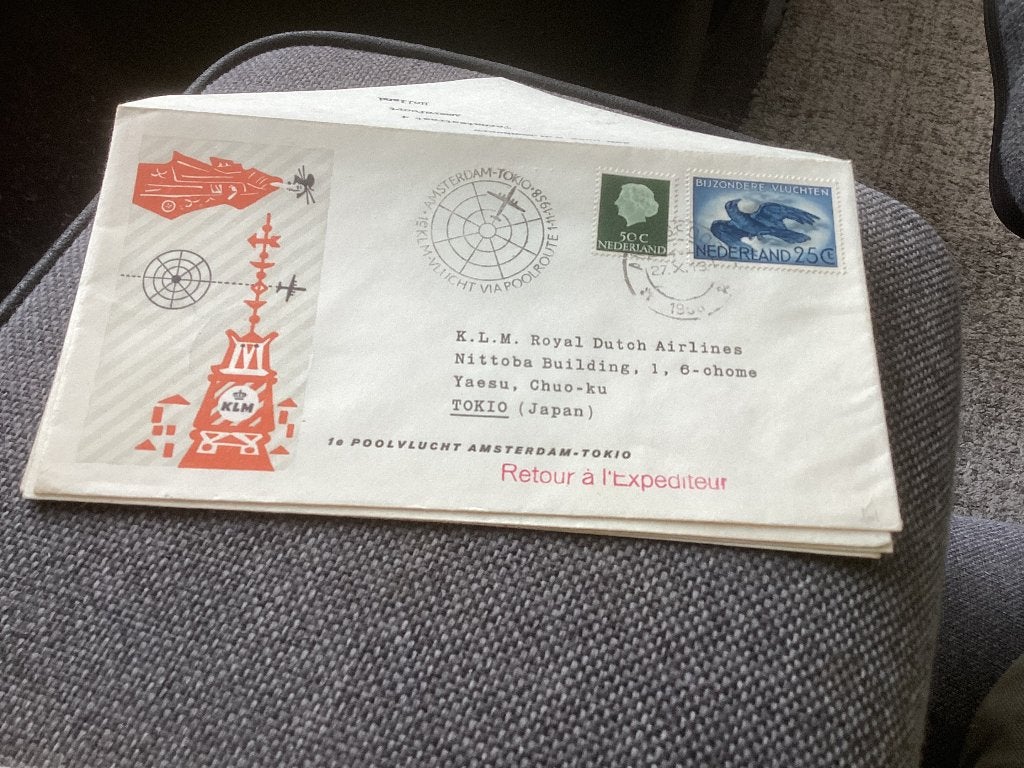 No2548 KLM Amsterdam Tokio 27-10-1958 Nederland jaargang, Ophalen, Onbeschreven, Nederland