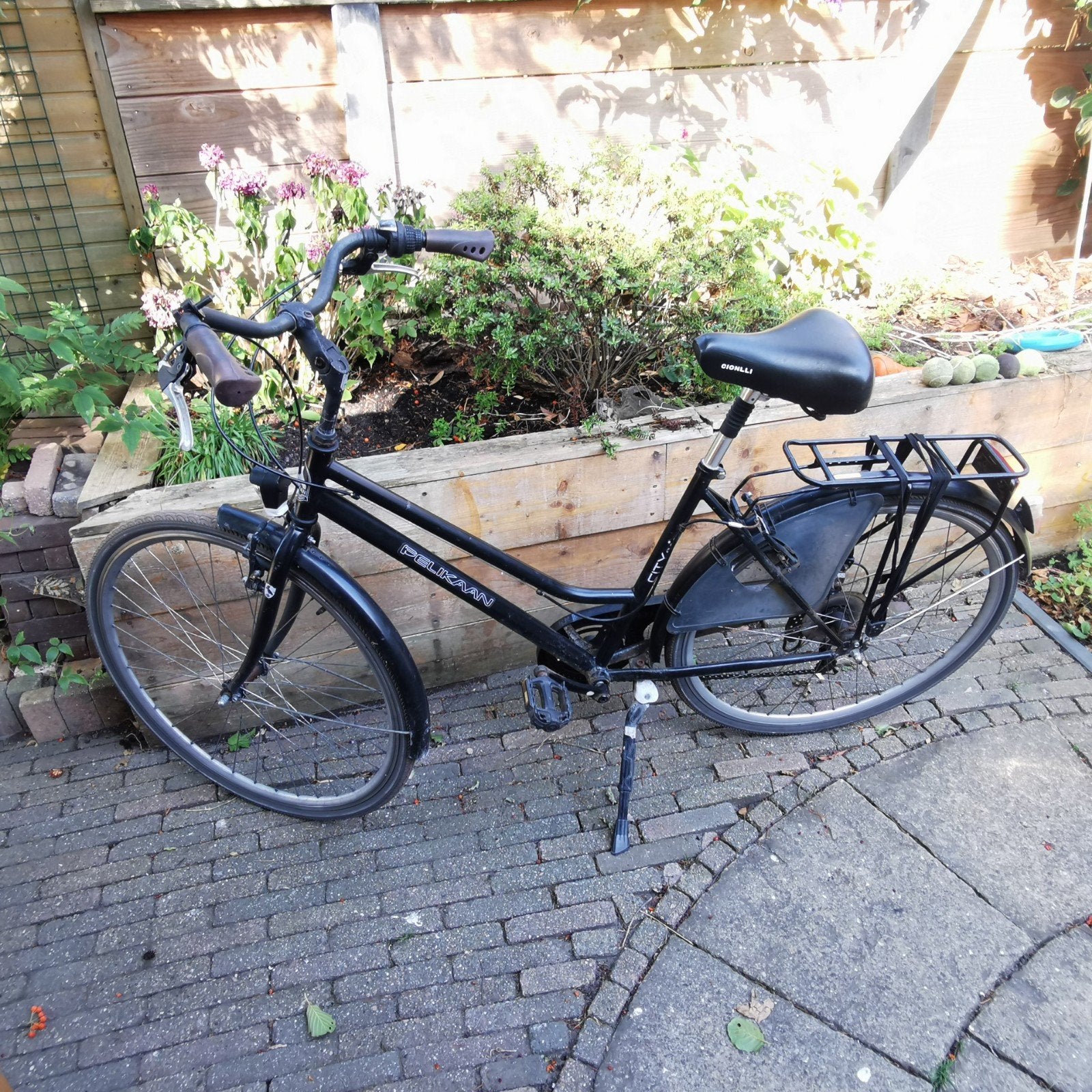 Pelikaan Citysix damesfiets met lage instap, Velgrem, Ophalen, Overige merken, 53 tot 56 cm