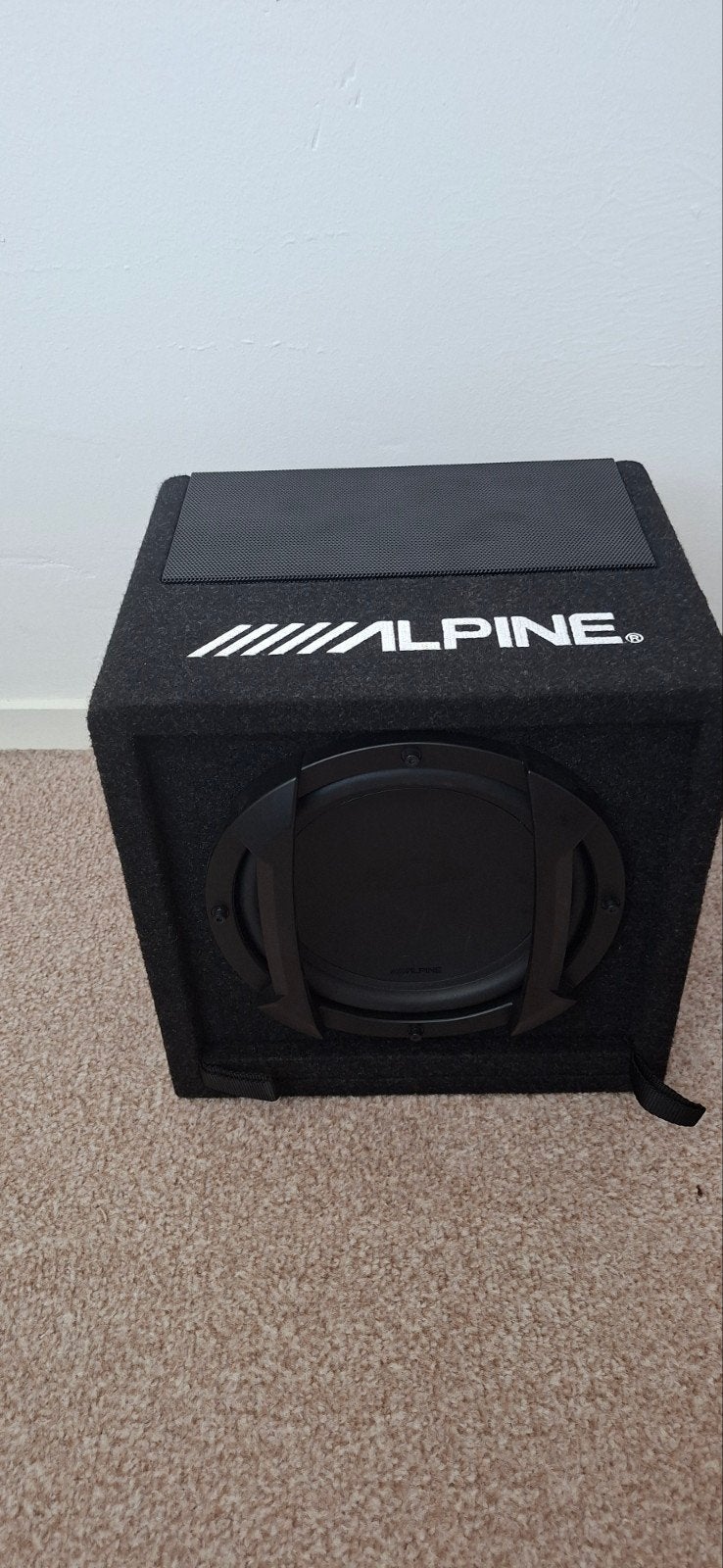 Alpine 12 inch (30cm) Subwoofer in originele kist, Auto diversen, Ophalen, Gebruikt