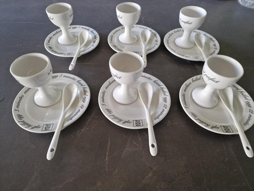 riviera maison Just Perfect Egg eierdopjes, Overige typen, Ophalen of Verzenden, Zo goed als nieuw, Overige stijlen