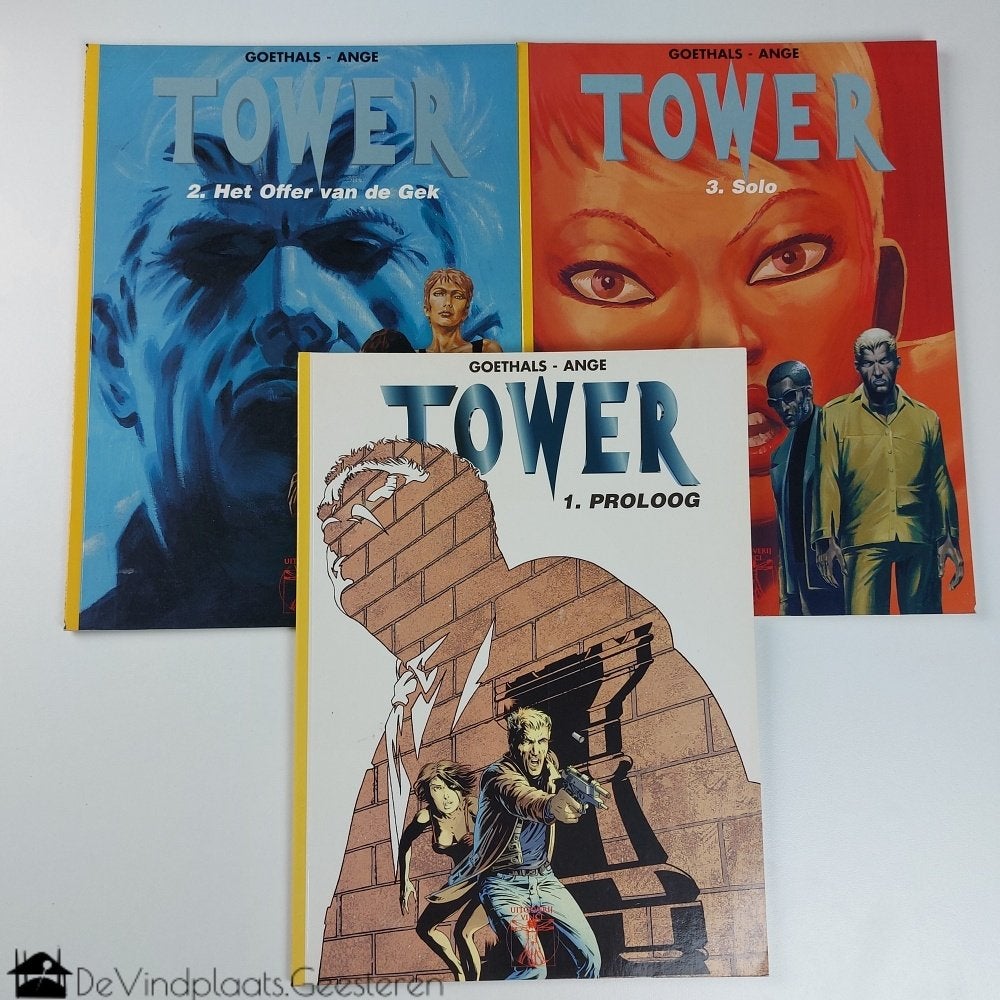 Tower – Complete serie 1 t/m 3 - 1e drukken – softcover, Complete serie of reeks, Ophalen of Verzenden, Zo goed als nieuw