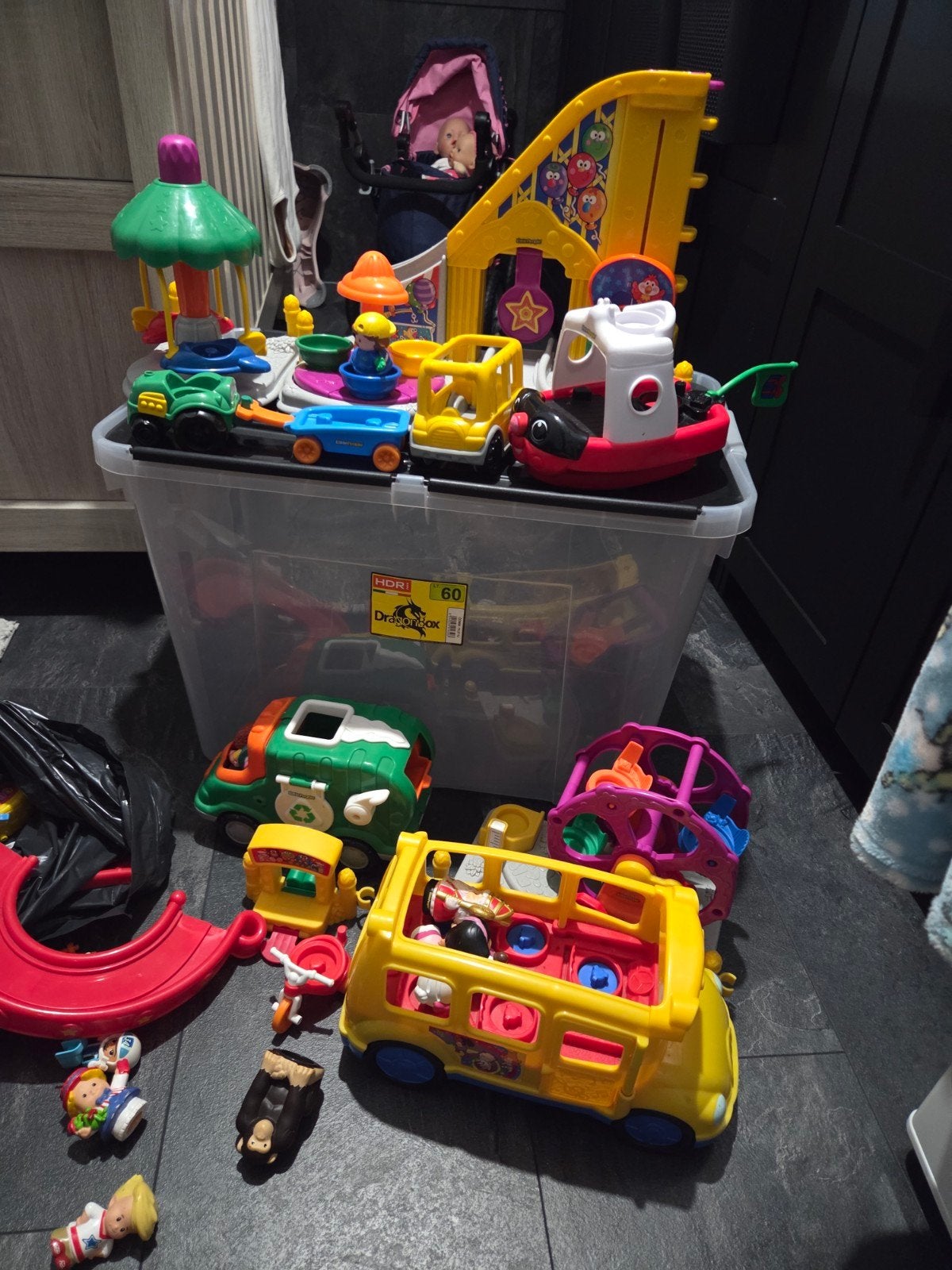 Fisher-Price Little People Circus Speelset, Ophalen, Gebruikt, Jongen of Meisje