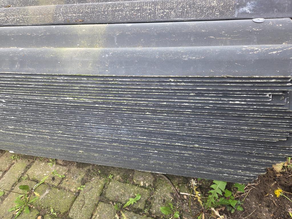 Asbestvrije golfplaten 153cm - Ideaal voor dak of schuur, Ophalen, Kunststof, Zo goed als nieuw, 15 m² of meer