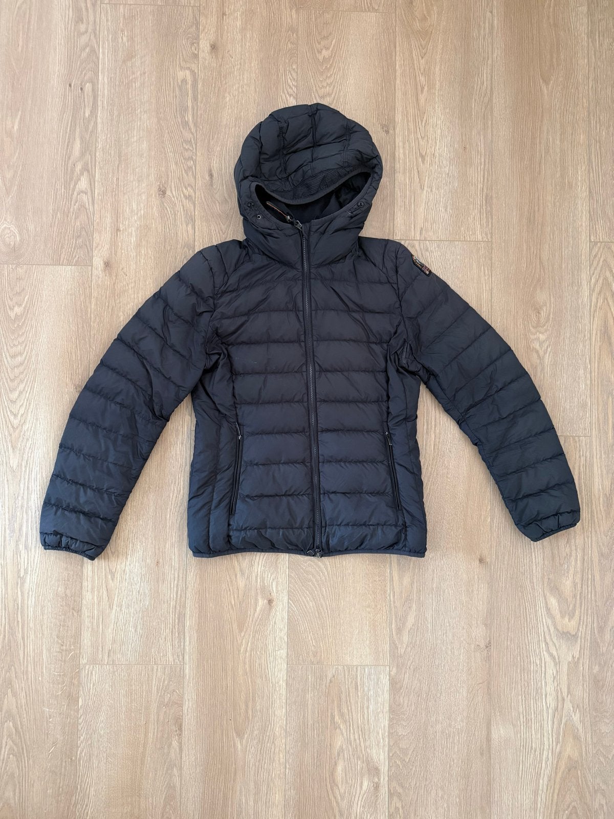 Parajumpers Juliet donsjas met capuchon - Maat M, Ophalen of Verzenden, Gedragen, Maat 38/40 (M), Zwart