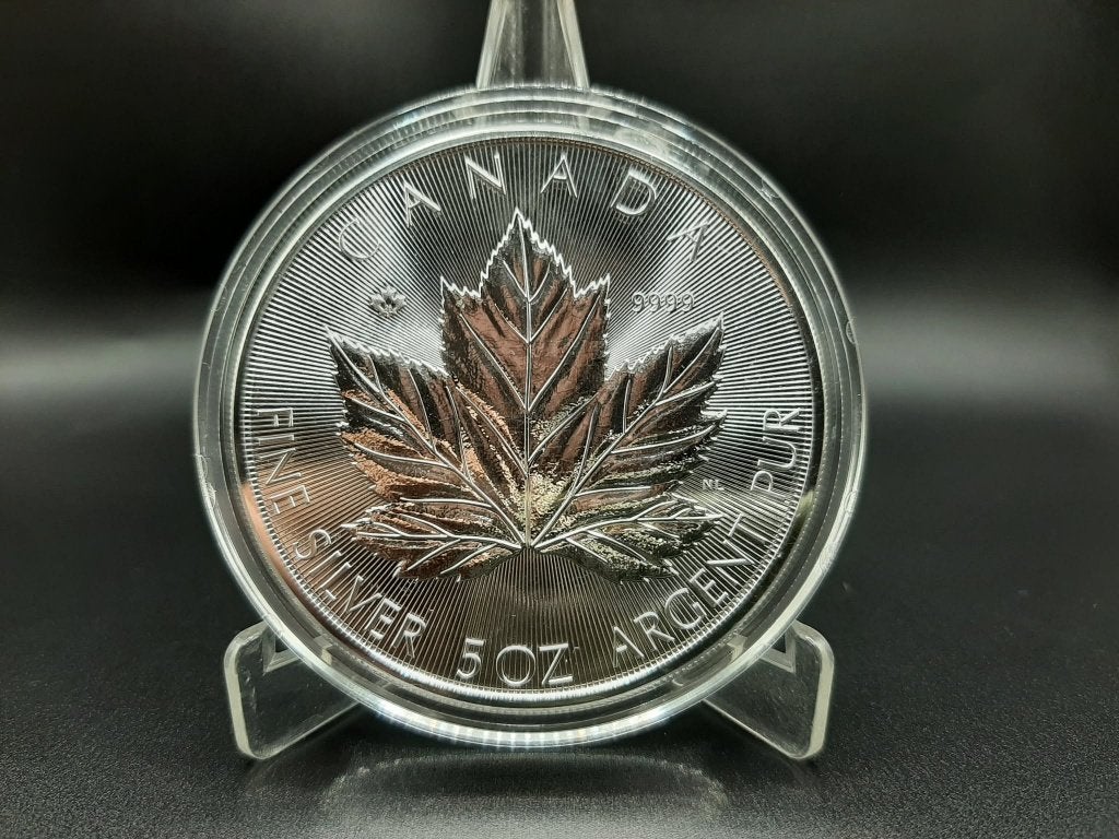 5 oz zilver grand Maple leaf 2026, Ophalen of Verzenden, Zilver