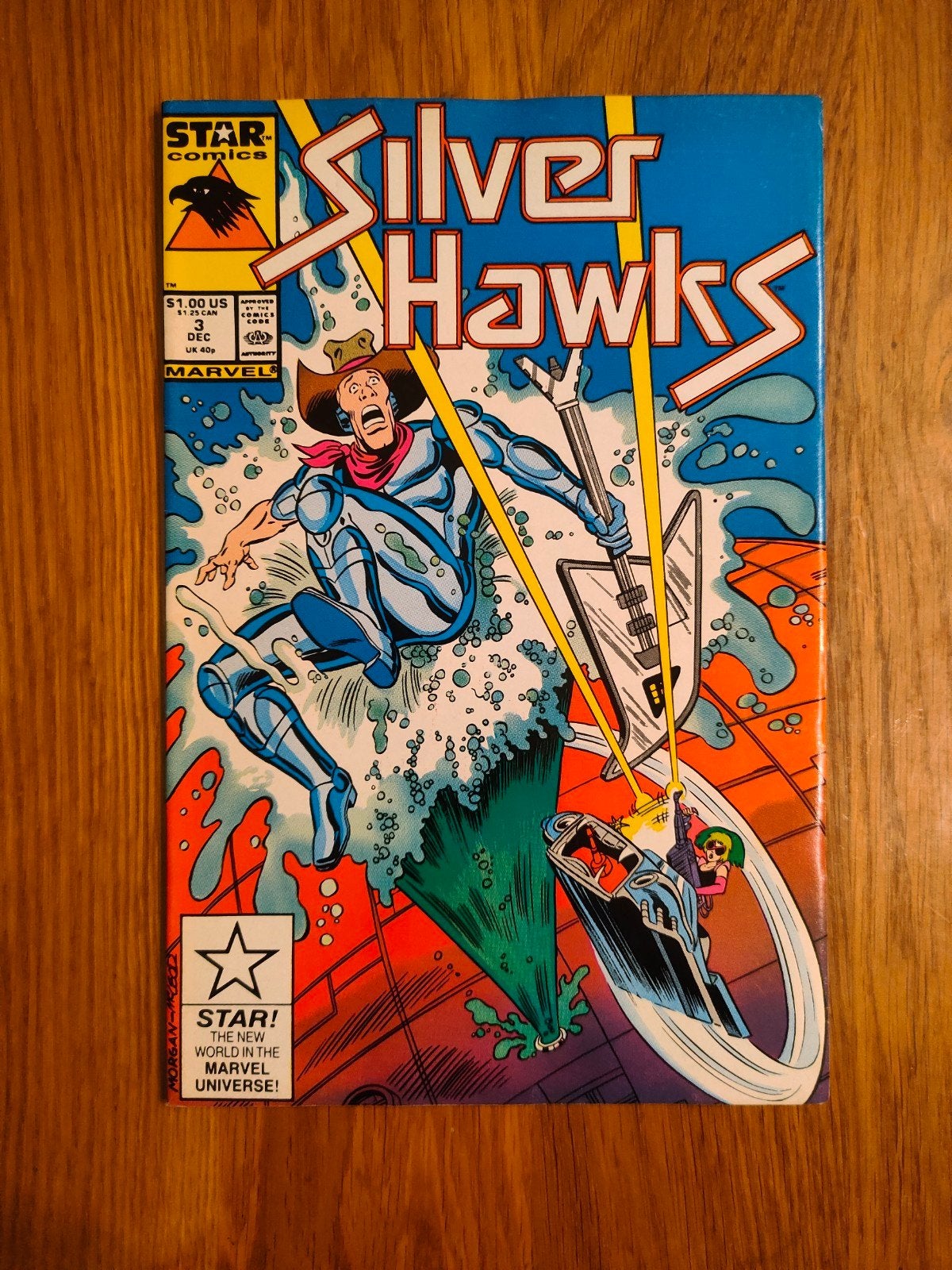 Silverhawks Issue 3 Engelstalige 1987 Star Comics  (Marvel), Boeken, Amerika, Ophalen of Verzenden, Steve Perry, Gelezen