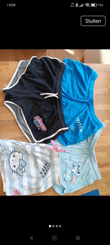 4 Nieuwe Korte Broekjes Dames Maat S, Ophalen of Verzenden, Nieuw, Maat 36 (S), Kort