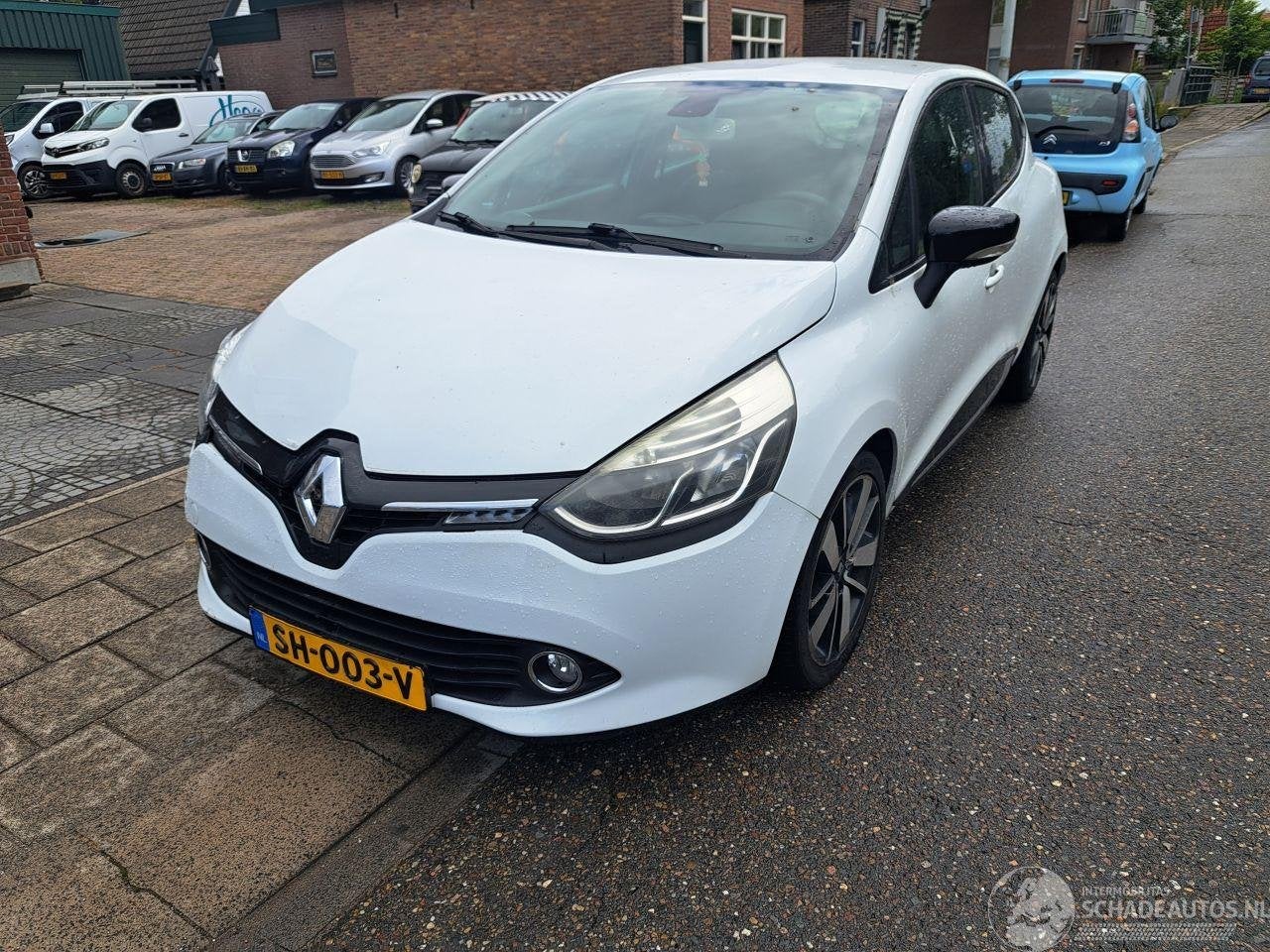 Renault Clio 0.9 tce (bj 2014), Auto diversen, Schadeauto's, 898 cc, Renault Deutschland AG, Renault, Wit