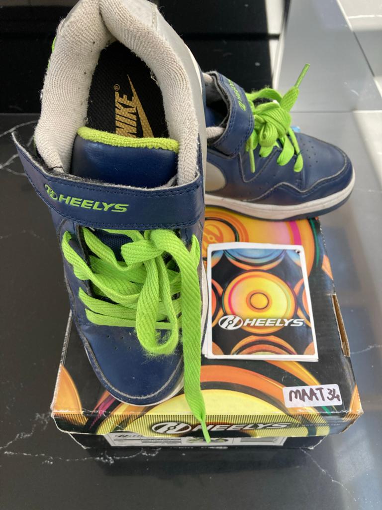Heelys rolschoenen maat 34 met uitneembare wieltjes, Kinderen en Baby's, Speelgoed | Buiten | Rolschaatsen, Gebruikt, Kinderen