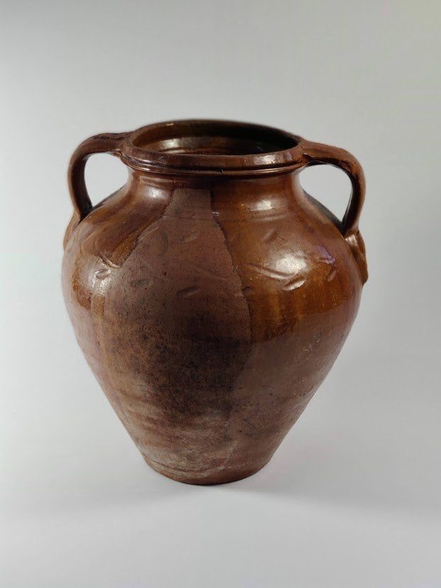 Oude kruik olijf pot, Ophalen of Verzenden