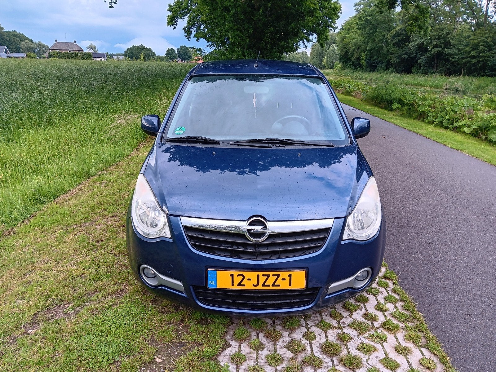 Opel Agila 1.0 12V 2009 Blauw, Elektrische ramen, 31 €/maand, Blauw, 996 cc
