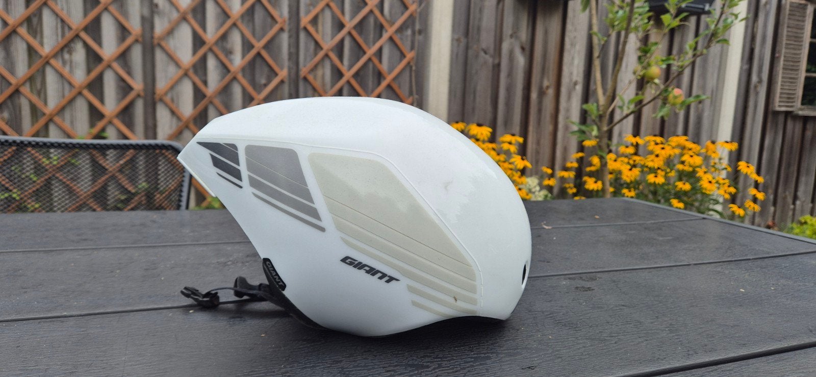 Giant Rivet TT Tijdrithelm - Maat M (55-59 cm), Fietsen en Brommers, Fietsaccessoires | Fietshelmen, Ophalen of Verzenden, M, Heer of Dame