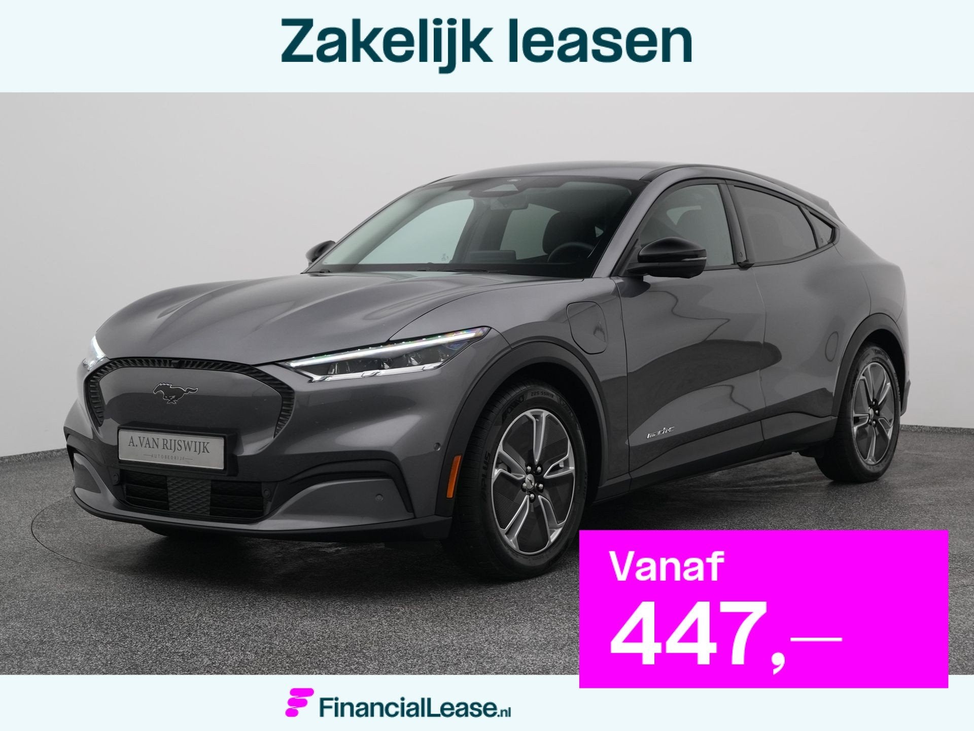 Ford Mustang Mach-E Standard RWD 75 kWh | 360 | ADAPTIVE |, Automaat, Achterwielaandrijving, Leder, Mustang