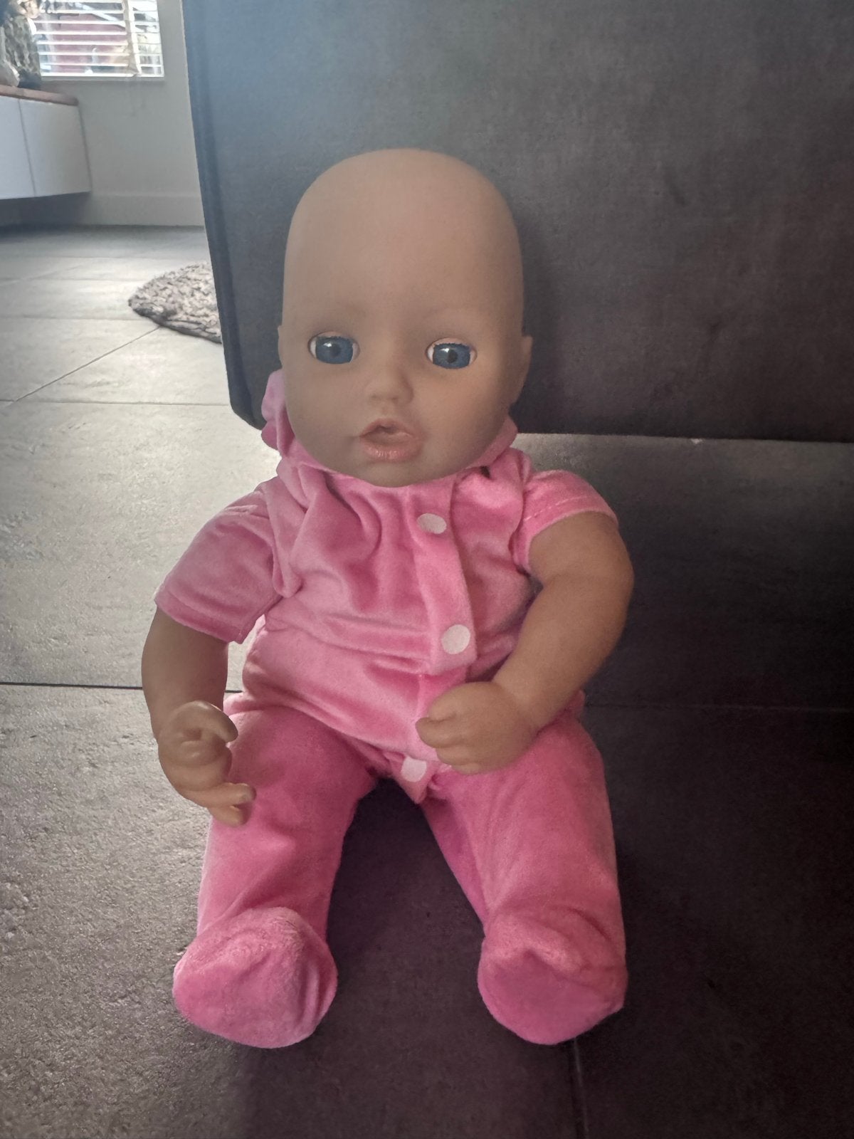 Baby Born pop met roze pakje, Ophalen, Gebruikt, Babypop