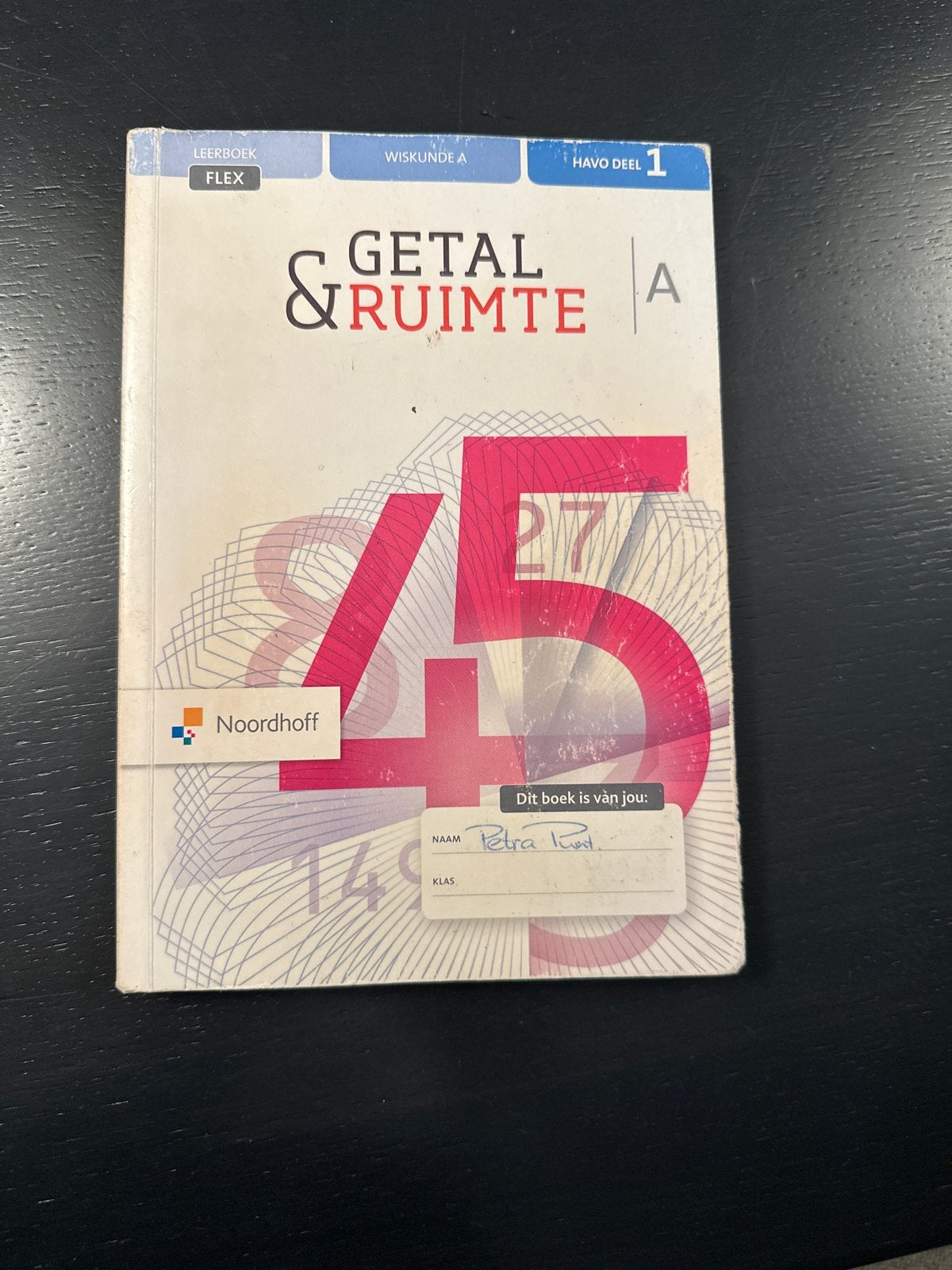 Getal & Ruimte Wiskunde A HAVO deel 1 (Twaalfde editie), Ophalen of Verzenden, Gelezen, HAVO, Wiskunde A