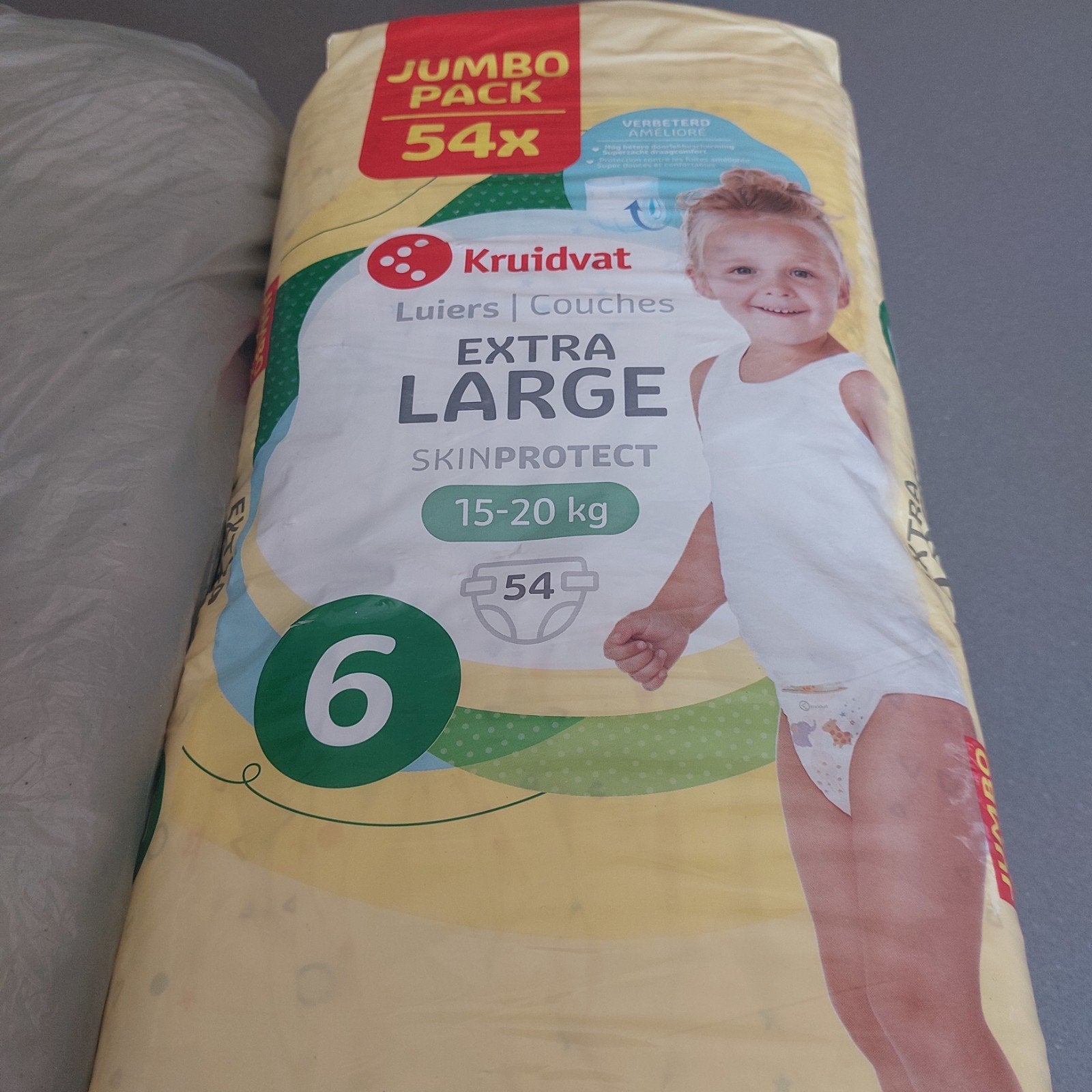 Kruidvat Luiers Extra Large Maat 6 (15-20 kg) - 87 stuks, Ophalen, Nieuw