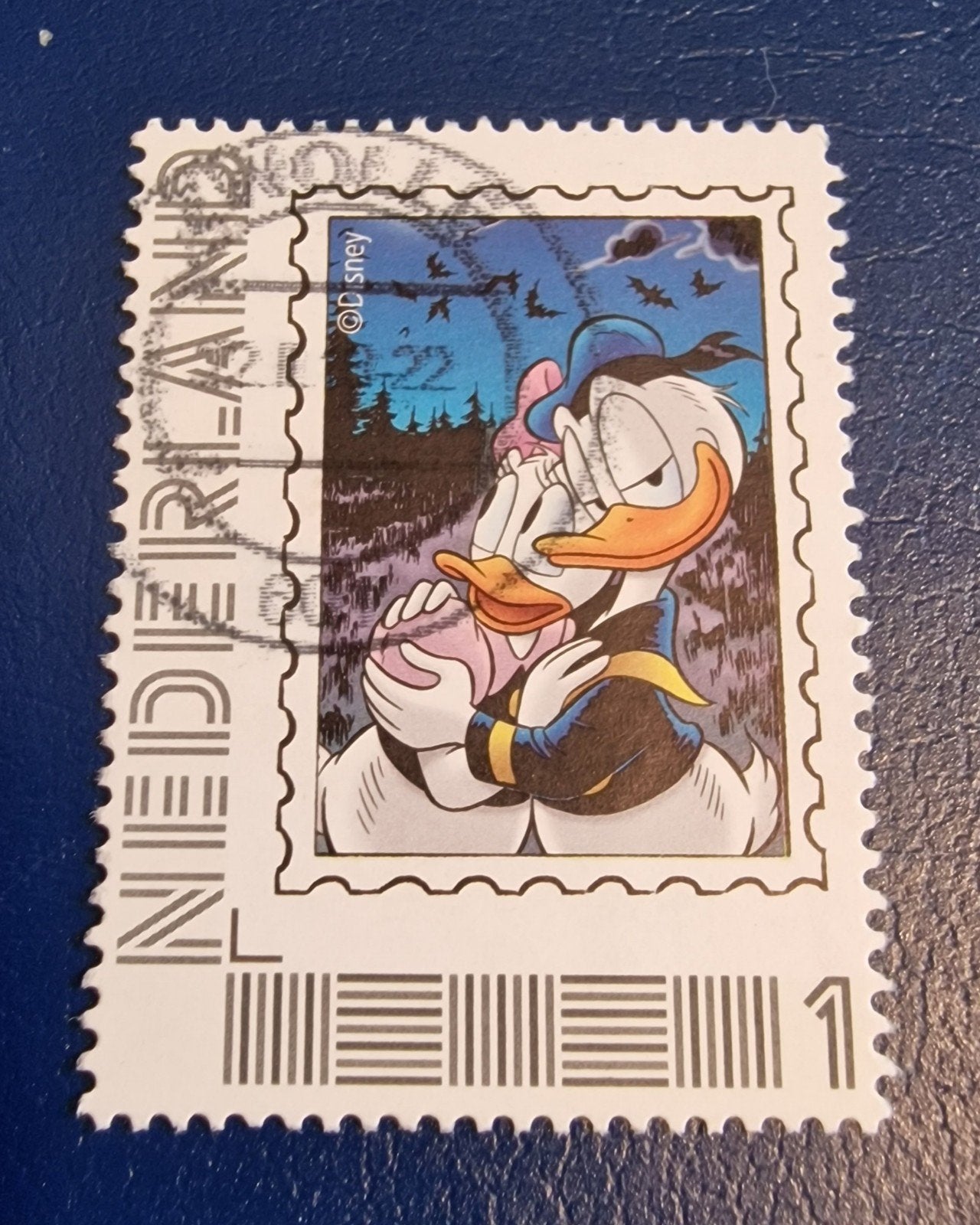 kv1322 Donald Duck persoonlijke postzegel gestempeld, Postzegels en Munten, Postzegels | Nederland, Ophalen of Verzenden, Na 1940