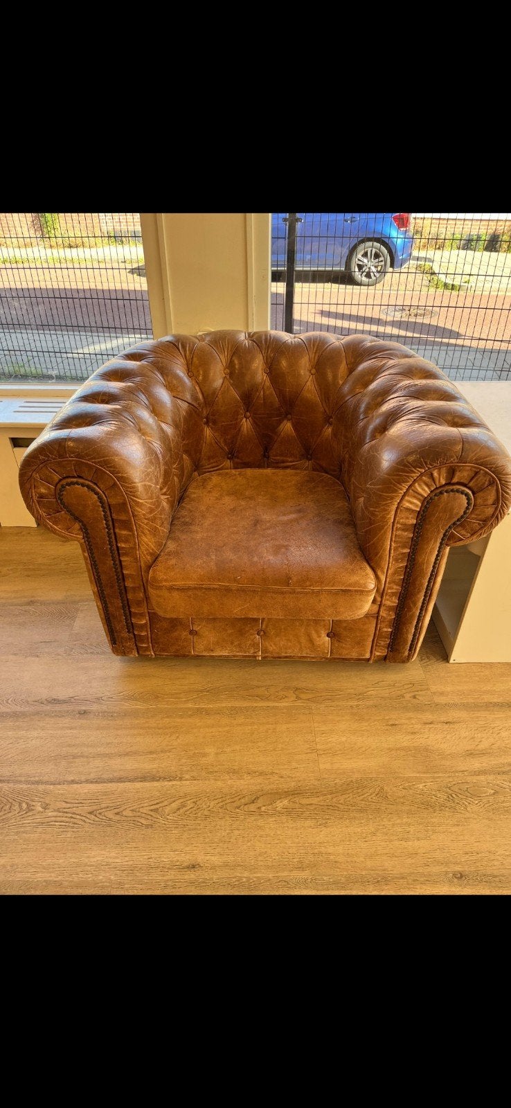 Chesterfield-fauteuil stoel, Ophalen, Gebruikt, Eén