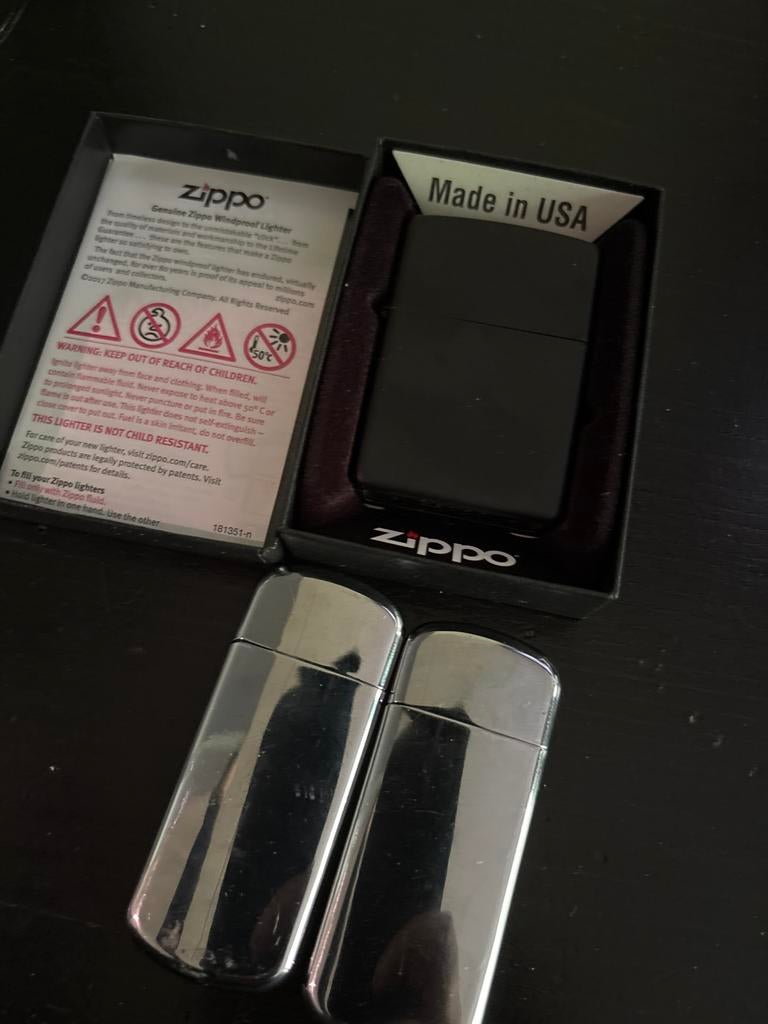 Zippo aanstekers: mix set van 3, Ophalen of Verzenden, Nieuw