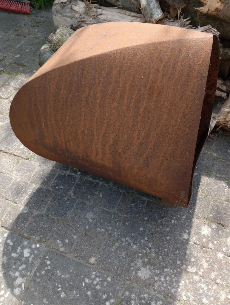 Terras kachel cortenstaal, Ophalen