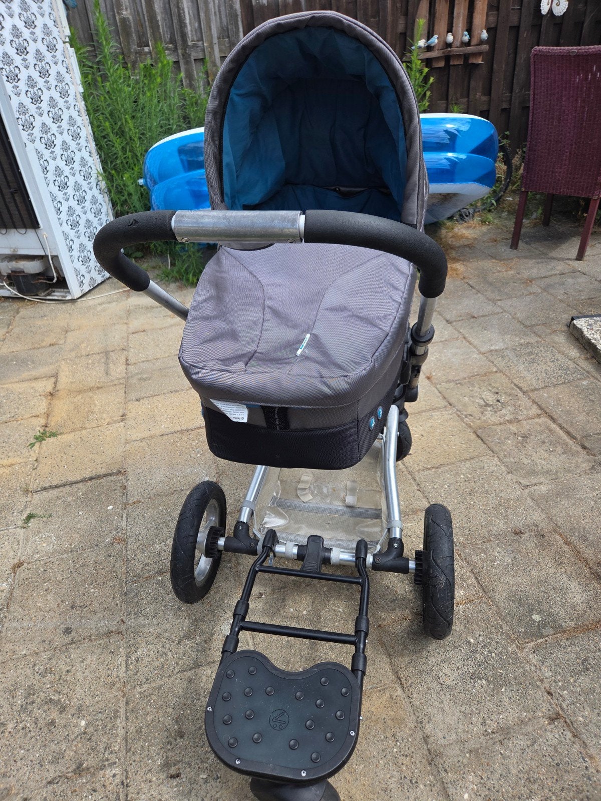 2 in 1 wandelwagencombinatie, Ophalen, Gebruikt, Verstelbare duwstang, Combiwagen