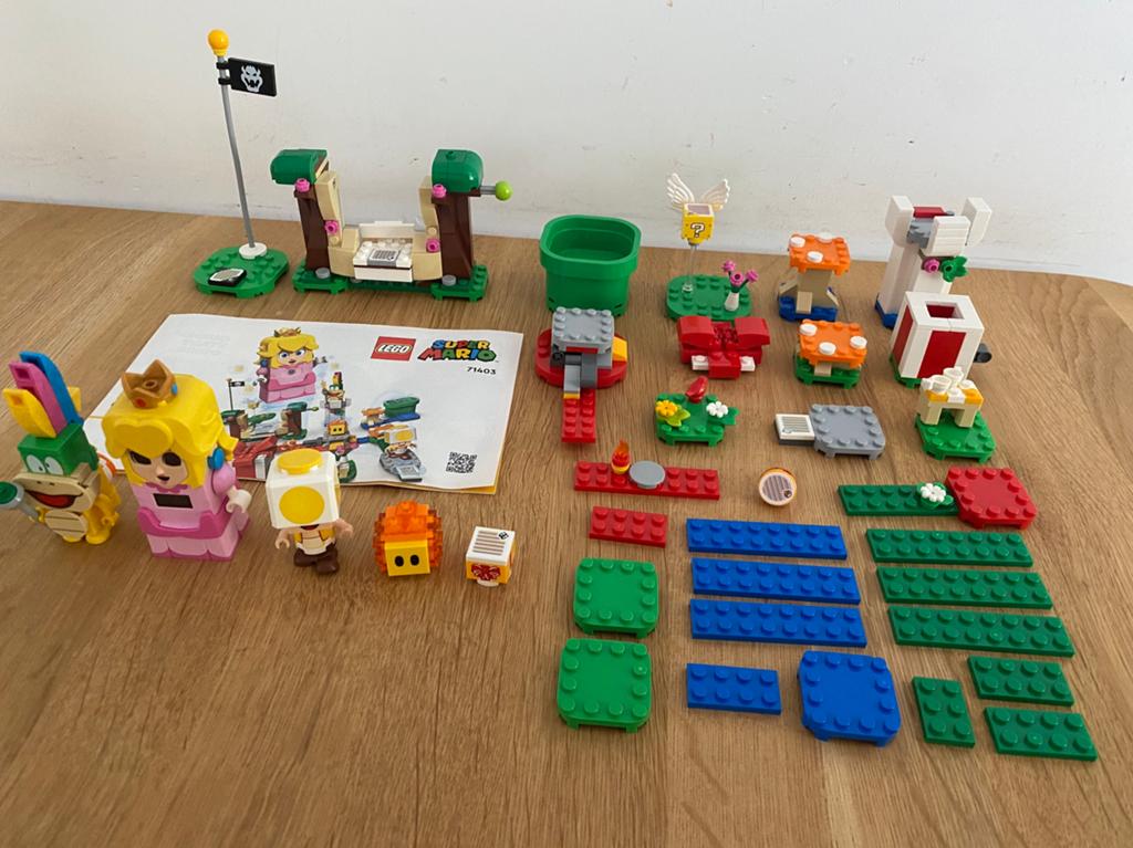 Lego super mario starter course adventures with Peach 71403, Compleet, Gebruikt, Overige thema's, Lego