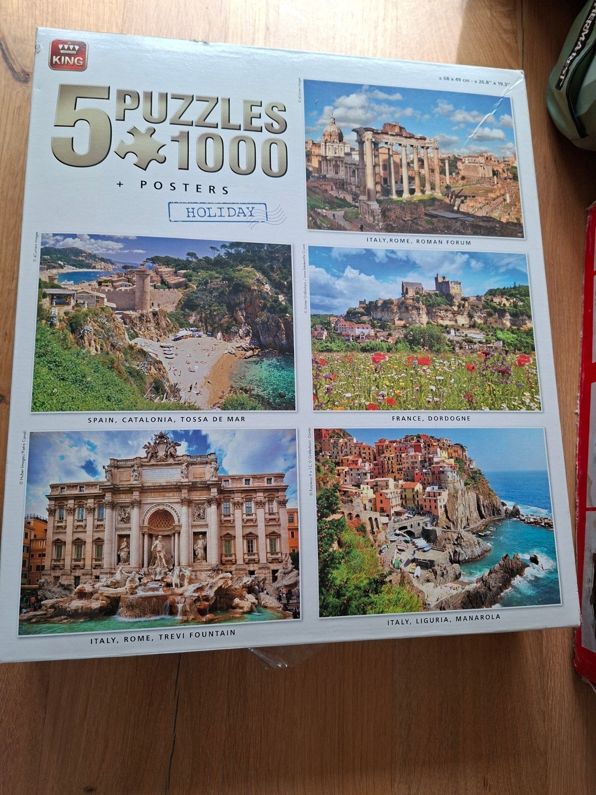 5x puzzel 1000 stukjes compleet en zo goed als nieuw, Ophalen, Meer dan 1500 stukjes, Zo goed als nieuw