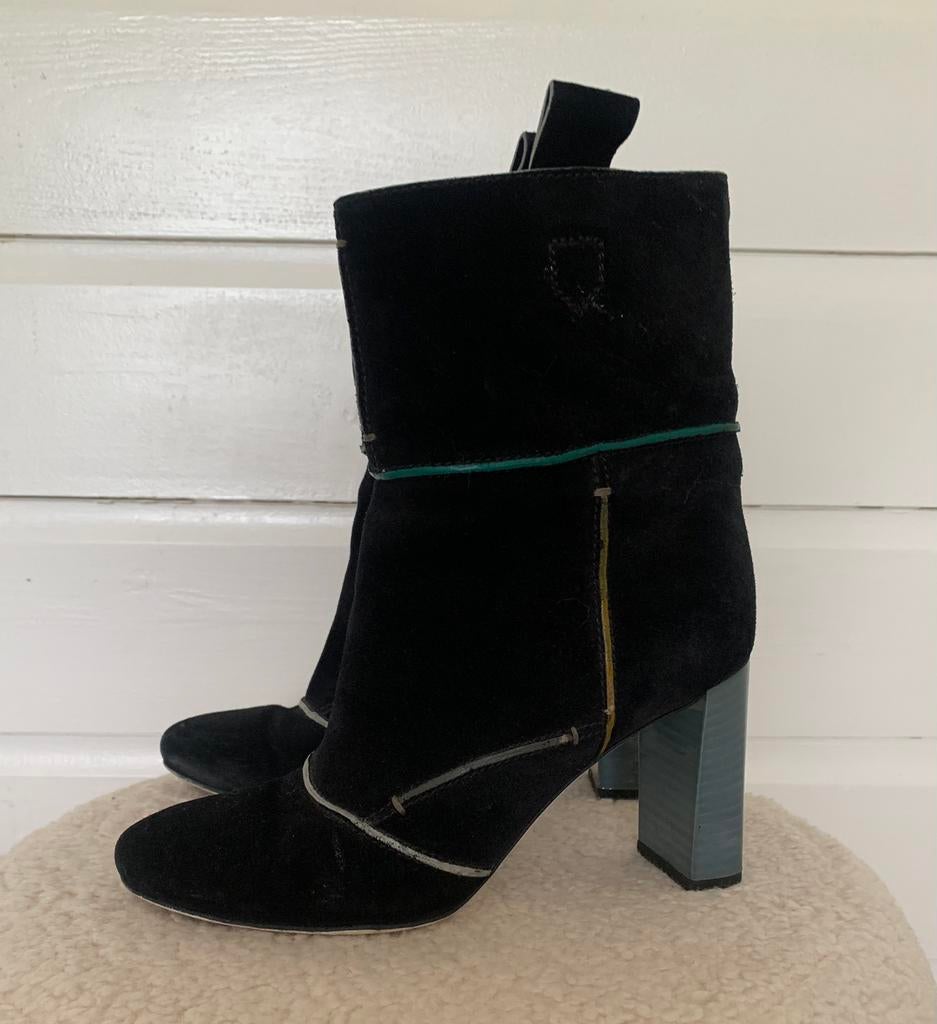 Fendi enkellaarzen nieuwprijs € 990 ORIGINEEL, Ophalen, Zwart, Lage of Enkellaarzen, Gedragen
