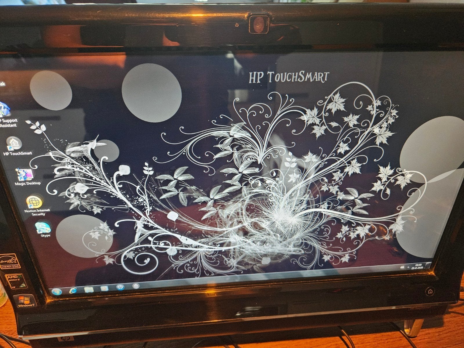 Retro HP TouchSmart 300 All-in-One PC - Windows 7, Computers en Software, Ophalen of Verzenden