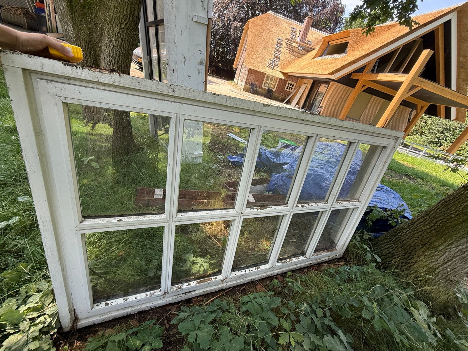 10 vaks raamkozijn, Doe-het-zelf en Verbouw, Kozijnen en Schuifpuien, Ophalen, Gebruikt, Raamkozijn, 150 tot 225 cm
