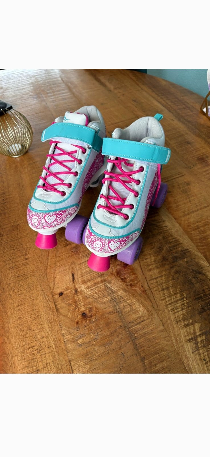 Rolschaatsen 33-34, Ophalen, Verstelbaar, Zo goed als nieuw, Kinderen