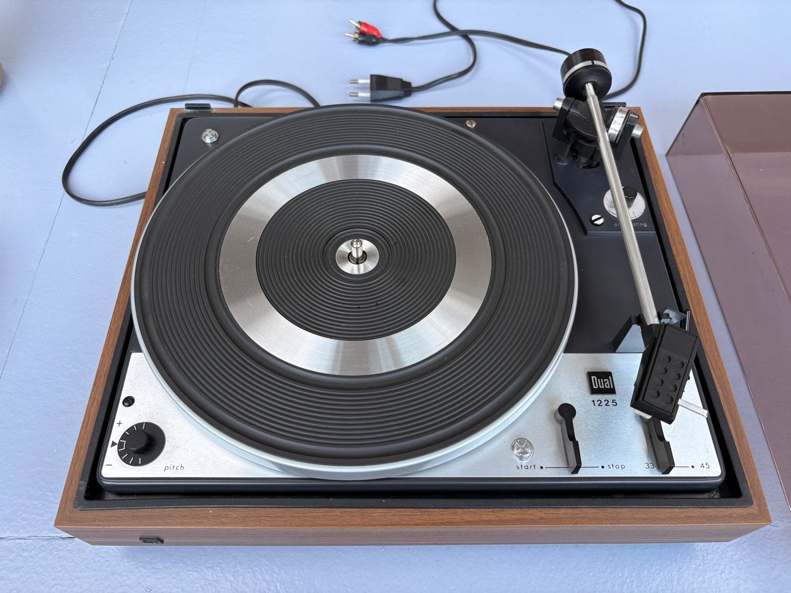 Dual 1225 Platenspeler - Vintage Hifi Draaitafel, Ophalen, Gebruikt, Pitch-regelaar, Platenspeler
