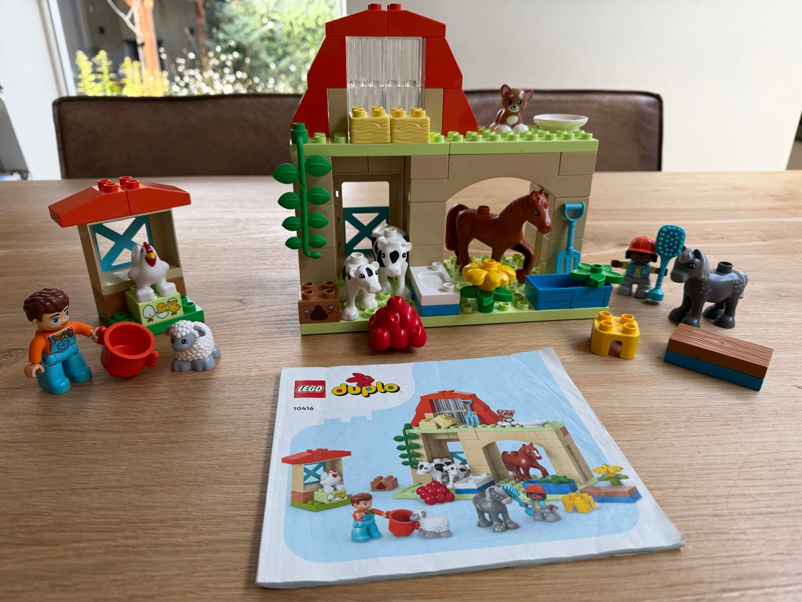Complete LEGO Duplo Boerderij Set 10416 met Dieren en Figure, Ophalen, Zo goed als nieuw, Compleet, Duplo