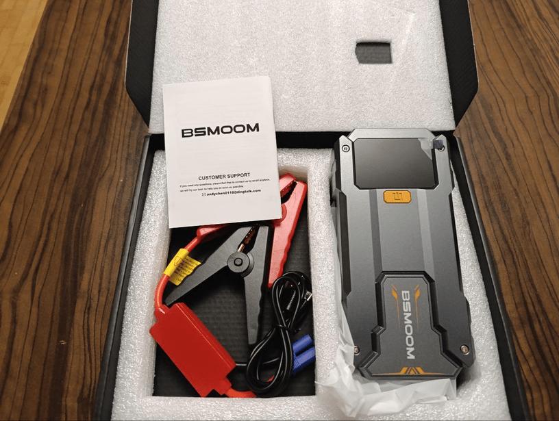 BSMOOM 12V Jumpstarter / Accubooster 26800mAh met LCD en LED, Auto diversen, Jumpstarters, Ophalen of Verzenden, Nieuw