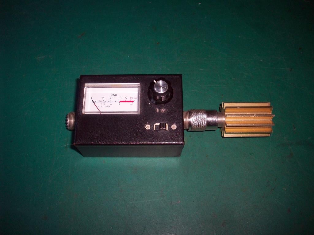 SWR meter incl dummy load   en coax kabels met aansluiting, Ophalen of Verzenden