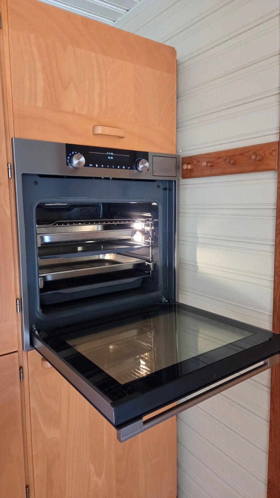 Combi-stoomoven - Zo goed als nieuw - ATAG CS6611D, Ophalen, Hete lucht, 55 tot 60 cm, 45 tot 60 cm