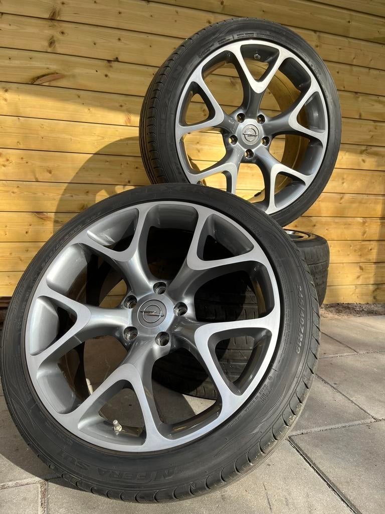 ZEER NETTE Opel Insignia Opc Velgen 5x120, Auto-onderdelen, Banden en Velgen, 19 inch, 245 mm, Banden en Velgen, Ophalen of Verzenden