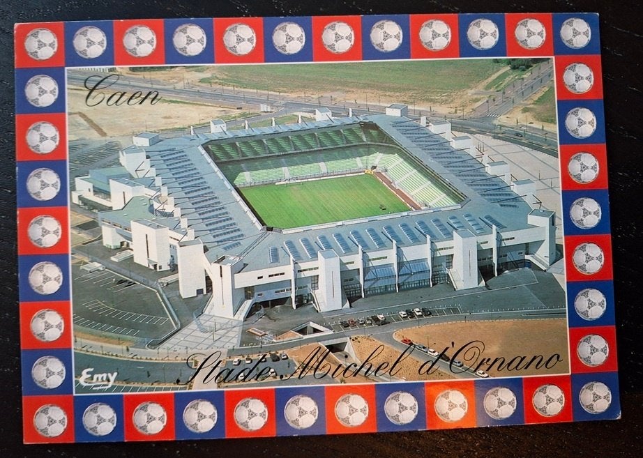 Stadion ansichtkaart Caen, Ophalen of Verzenden, Gebruikt, Buitenlandse clubs, Poster, Plaatje of Sticker