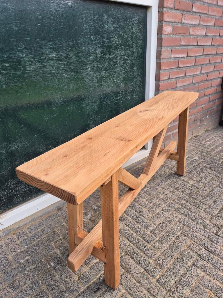 Tuinbankje, douglas hout 115x50 20 cm, Ophalen, Nieuw, Hout