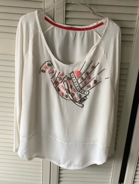 10 Feet Witte Blouse Maat L, 10 Feet, Wit, Maat 42/44 (L), Ophalen of Verzenden
