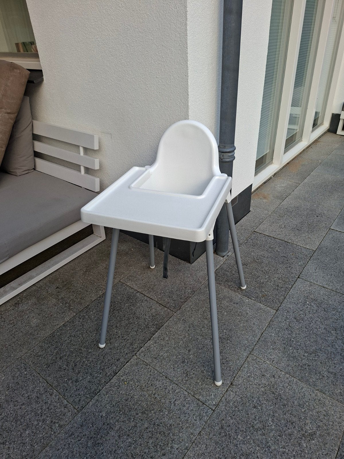 IKEA Antilop kinderstoel met gordel, Ophalen, Gebruikt, Overige typen, Afneembaar eetblad