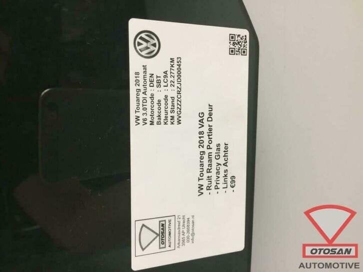 vw touareg 2018 portier deur ruit raam links achter privacy, Gebruikt, Volkswagen, Volkswagen AG, Berliner Ring 2
38440  Wolfsburg, DE