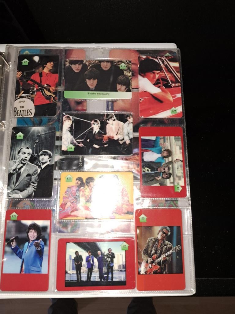 Telefoon kaarten Beatles en stones, Ophalen of Verzenden, Nieuw